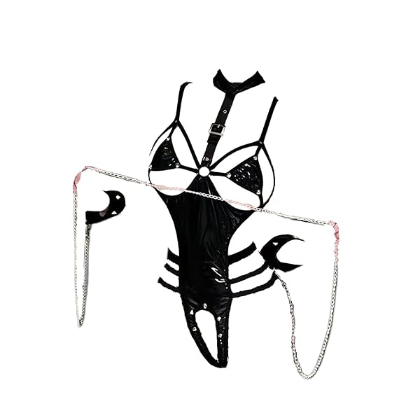 [SENMHS] コスプレ エロ 過激 エッチ な えろい レオタード ハイレグ セクシー SM PU革 拘束 萌…