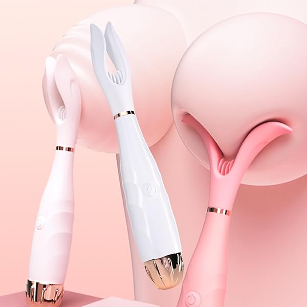 ローター – 乳首攻め アダルトグッズ ディルド 初心者 細い SMグッズ 女性用 乳首バイブ 電マでぃると 【2in1 乳首ク…