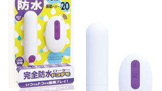 SSI JAPAN(国内ブランド) 『完全防水 docodemo ホワイト』遠隔ローター 振動20パターン