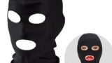 [Sexyhot] smプレイ小物 口開き 目開き sm 覆面マスク 通気性 高弾性 SMグッズ