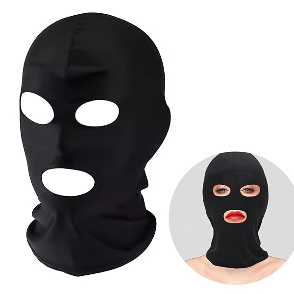 [Sexyhot] smプレイ小物 口開き 目開き sm 覆面マスク 通気性 高弾性 SMグッズ