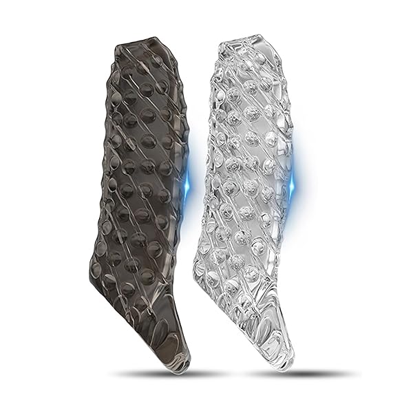 ペニスサック アダルトグッズ 男性用 柔らかい 透明 TPE製 コックリング ペニス シリコン 弾力 イボイボ 大…