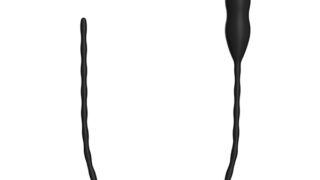 TaRiss’s 尿道バイブ 8段階振動モード シリコン ブラック M 6mmx325mm