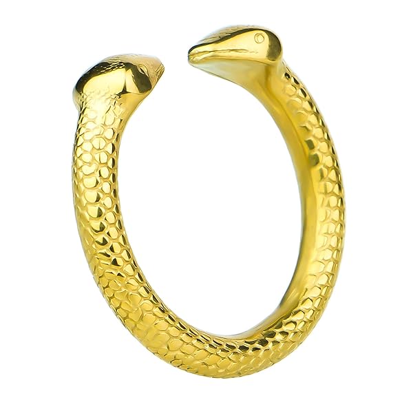 Yemaxコックリング ペニスリング 金属 304ステンレス製蛇頭型の開口設計cock ring アダルトグッズ …