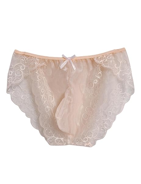 ランジェリー – [conghuan] 男性が履ける女性用ショーツ 男女兼用 レース ブリーフ ユニセックス 下着 セクシー 透けパ…