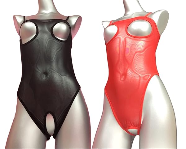 [komanakomi] 上下 穴あき コスプレ ベビードール レオタード 2点セット