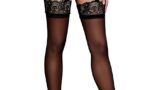 ランジェリー – [ohyeahlady] ストッキング セクシー ガーターベルト風 クロスレース 連結デザイン パンスト [XS-…
