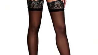 ランジェリー – [ohyeahlady] ストッキング セクシー ガーターベルト風 クロスレース 連結デザイン パンスト [XS-…