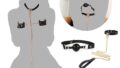 sm – [現役SM嬢監修]SMセット 拘束具 アダルトグッズ 首輪 リード 手枷 口枷 SMグッズ 服従 保存袋付き