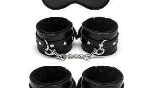 sm – SMグッズ SMセット 拘束 足枷 手錠 アイマスク PU ふわふわ 痛くない 調節可能 SM初心者 男女兼用 3…