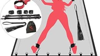 sm – SMグッズ SM拘束具 ベッド拘束 開脚 手枷 足枷 鞭 アイマスク 拘束プレイ 調節可能 固定ベルト 痛くない …