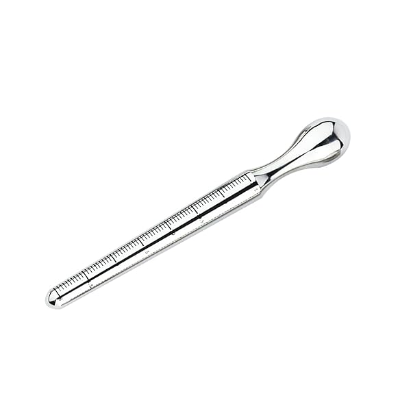 sm – TaRiss’s 尿道プラグ 尿道ブジー 非貫通式 目盛りあり ステンレス製 M 16.5mmx125mm