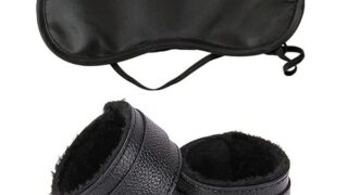 sm – YFFSFDC 束縛具 手枷 アイマスク 手錠 目隠し 束縛ブレスレット 拘束カフス 調節可能 携帯便利 男女兼用…