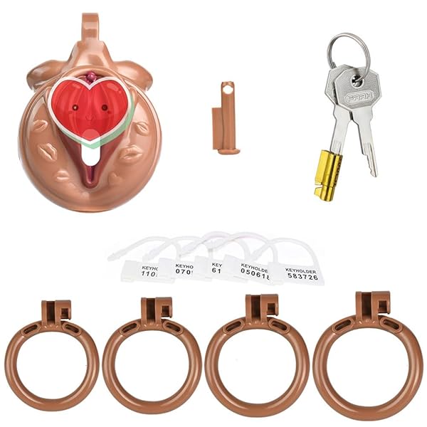 sm – 貞操帯 男の娘用 貞操体 貞操ロック 可愛セクシー 4つの陰茎リング 切り替え SM 排泄可能 アダルトグッズ 男…