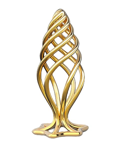 sm – アナルプラグアナルディルド 初心者 ステンレス中空螺旋透かし彫りディルド あなる 男性あなるぷらぐ 開発 初心者ア…