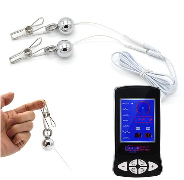 sm – 乳首クリップ 電気ショック 乳首パルス ニップルクリップ クリトリスクリップ ボールペンダント 乳枷 開発 拘束具…