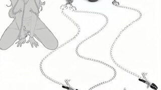 アナルプラグ 乳首クリップ クリクリップ 口枷 sm 拘束具 取り外し可能 チェーン 鈴付き 大人のおもちゃ女性用…