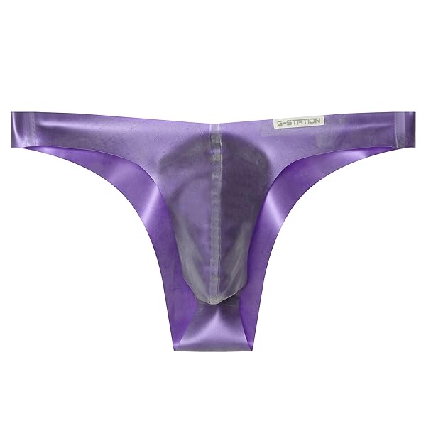 ランジェリー – [ジーステーション] メンズビキニ ラテックス 凸フロント ハーフバック ビキニ ノーシーム メンズ 男性下着 立体縫製