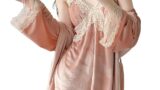 ランジェリー – [ＫａｒｌｙＳｈｏｐ　ｉｍｐｏｒｔ] スリップ＆ガウン ２点セット ベロア ベビードール ネグリジェ セクシーラン…