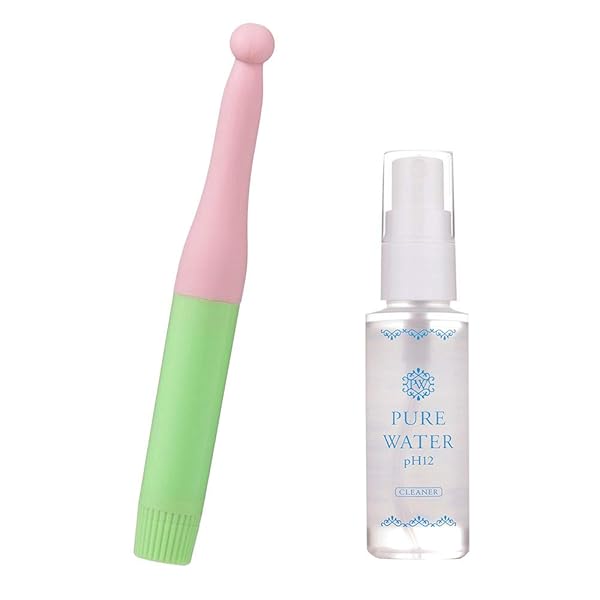 ラブコスメ 女性用 ローター メシベ ＆ グッズ用クリーナー ピュアウォーター セット 初心者 静か 小型 バイブ…