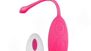 ローター 遠隔 ワイヤレス 10種振動パターン ローター 女性用 USB充電 静か防水 シリカゲル 強力振動 (レッド)