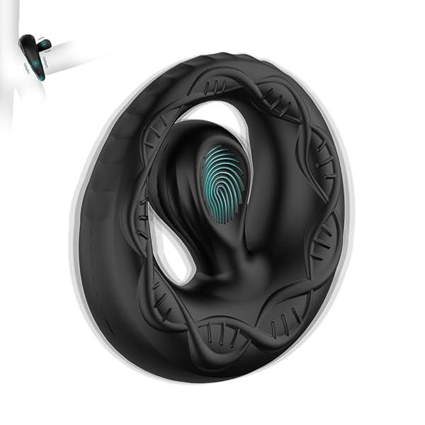 水滴型ペニスリング 360° 調節可能 9 段階振動 遠隔操作 シリコン製 USB 充電 防水 静音 カップル向け…