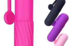 【NEW便利なテール付】バイブ 女性用 中いき 電マ人気 ローター 引っ張り出しやすい尻尾付き 秘密配送【柔軟シリ…
