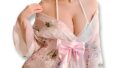 [YoiAkari] コスプレ セクシー 浴衣 【着たままプレイ】 4点セット(ガウン/リボンベルト/ブラ/Tバック)